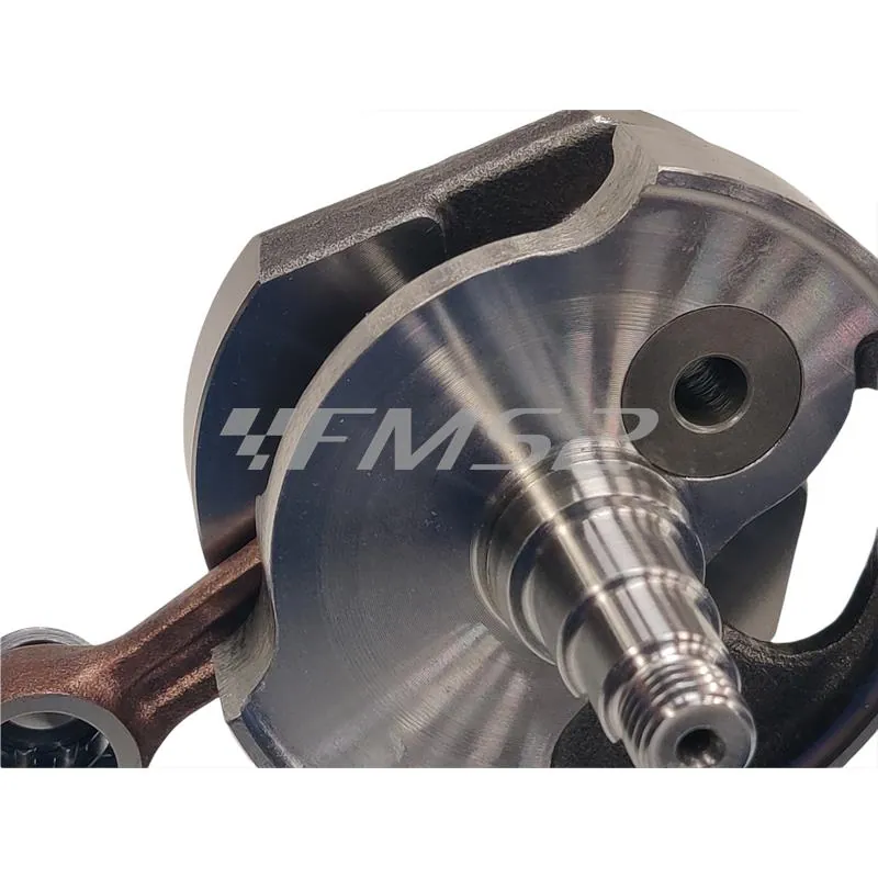 Albero motore UTM completo di gabbia a rulli con cono da 19 mm e versione anticiato per Piaggio Vespa 50, Special, R, L, N, Pk50, Pk50s, ricambio ANT5500