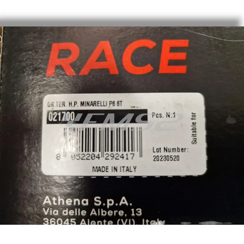 Gr.ter. h.p. minarelli p6 6t, ricambio 021700