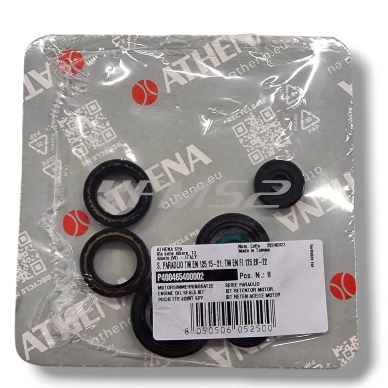 Serie paraoli motore TM Racing SMR/EN 125 Fi 2020-2024, EN 125 2015-2021, MX 125 2015-2024, EN/MX 144 2019-2024, ricambio P400465400002