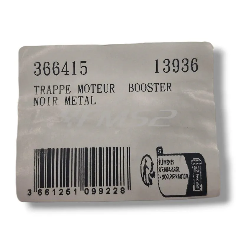 Sportello nero metallizzato TNT, ricambio 366415