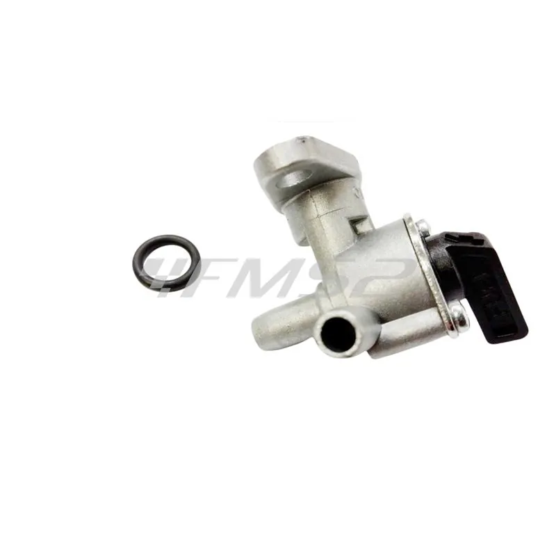 Rubinetto benzina OMG 420359B a doppia uscita con riserva per Beta Enduro/Motard RR 50cc 2T e Enduro/Motard RR 125cc 4T fino al 2011 - Interasse fori 34mm
