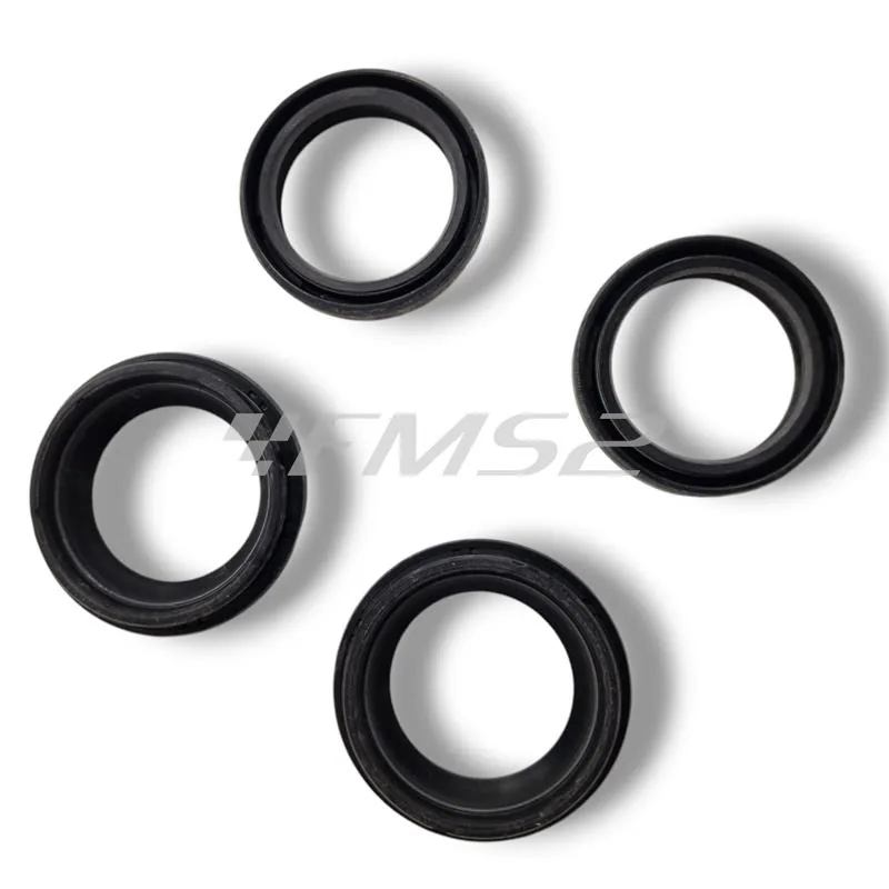 Kit paraolio e parapolvere Mentasti per forcella anteriore Malaguti con misura 31,7X42X7/9 e 31,75X42,8/48X7,6/11,6, ricambio ARI077