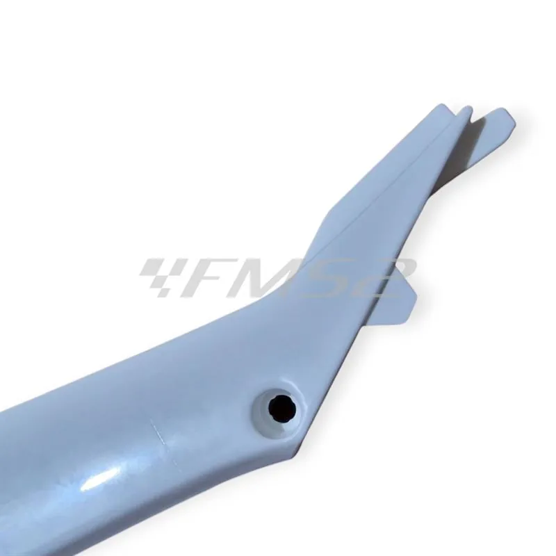 Convogliatore sinistro bianco specifico per BETA ENDURO/MOTARD RR 50 2T 2012-2020 e ENDURO RR 125 4T 2013-2016, ricambio 024.43.000.10.51