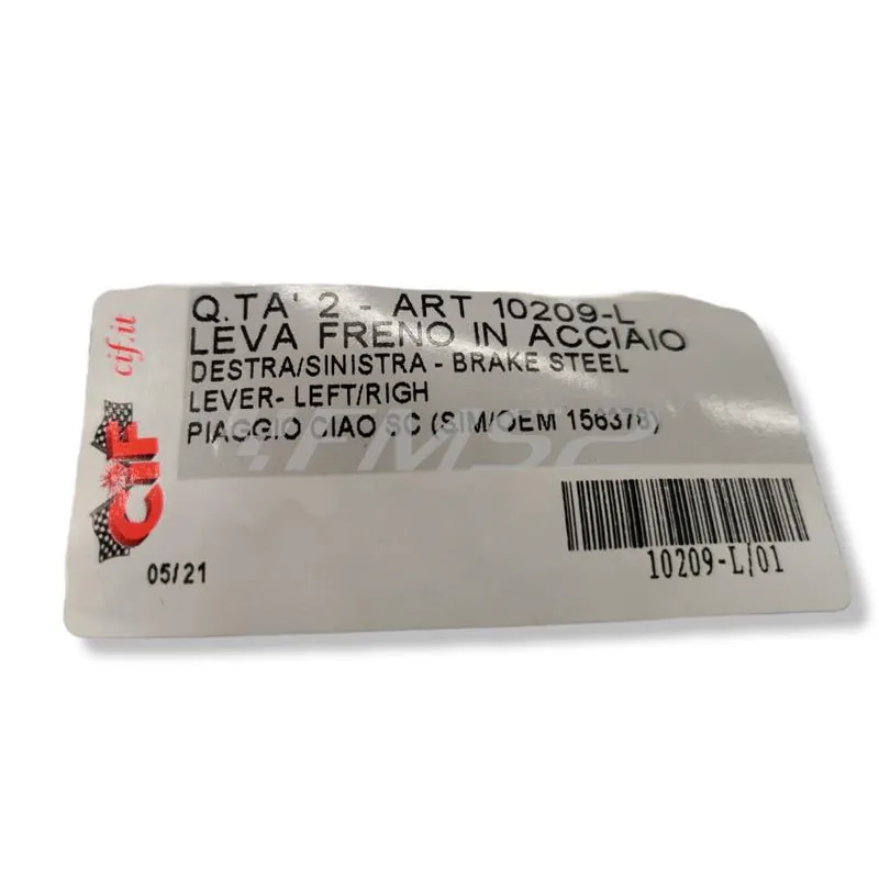 Leva freno destra/sinistra ciclomotori p, ricambio 10209-L