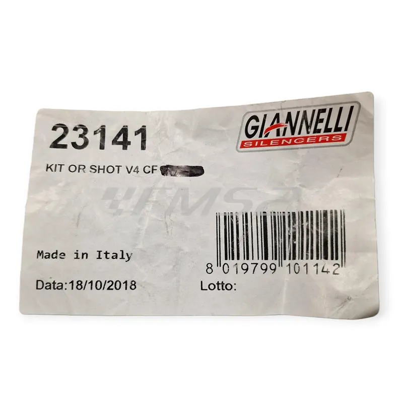 Guarnizione O-Ring verde Giannelli 23141 per silenziatore Shot V4 scooter tutte le versioni – Ricambio originale universale