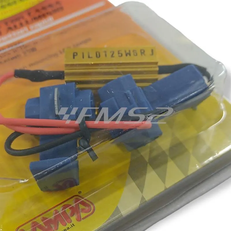 Resistenza alluminio 6ohm-25w conn.rapida, ricambio 45506