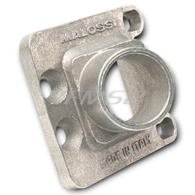Collettore Malossi alluminio 19x24 inclinato per carburatore PHBG 19/21 Peugeot 103 - Cod. 025038B