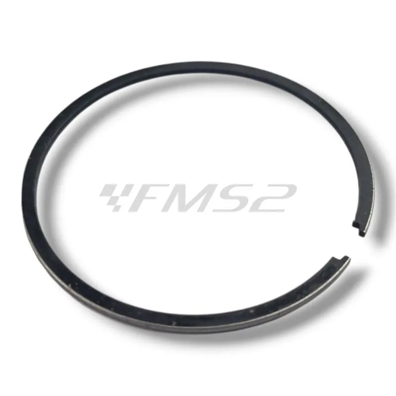 Pistone Malossi MHR selezione A con diametro 40,3 mm e spinotto 12 mm mono fascia rettangolare cromata per gruppi termici Malossi in alluminio Minarelli AM6, ricambio 3412203A0