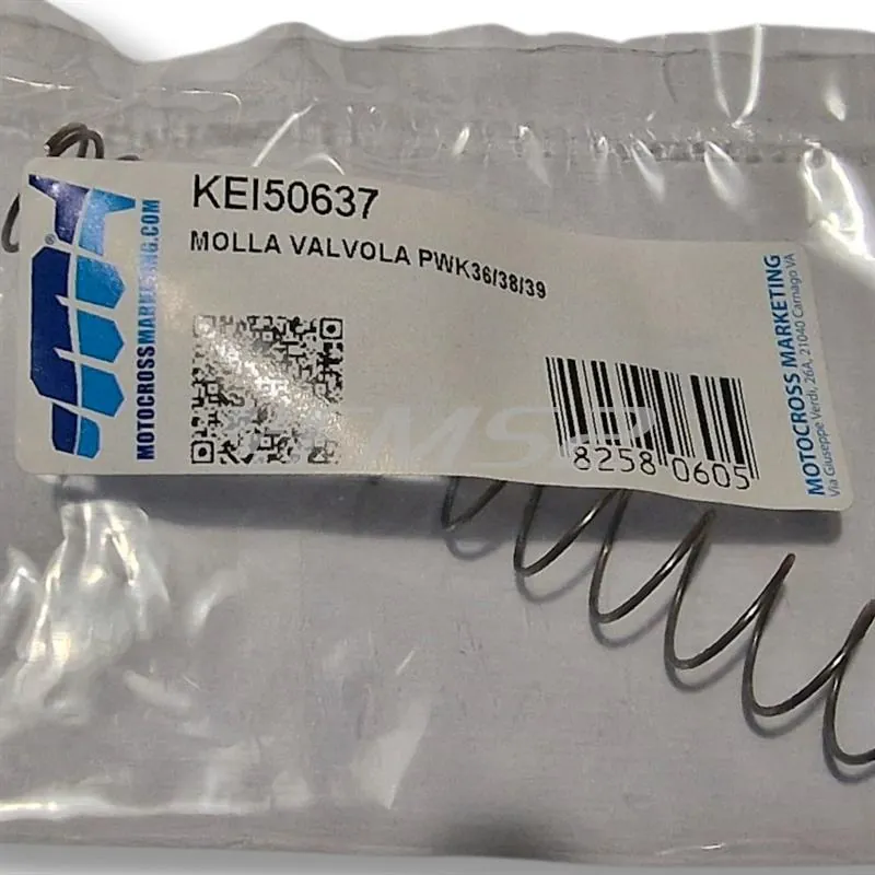 Molla valvola ghigliottina originale KEIHIN per carburatori KEIHIN PWK 36, PWK 38 e PWK 39, ricambio KEI50637