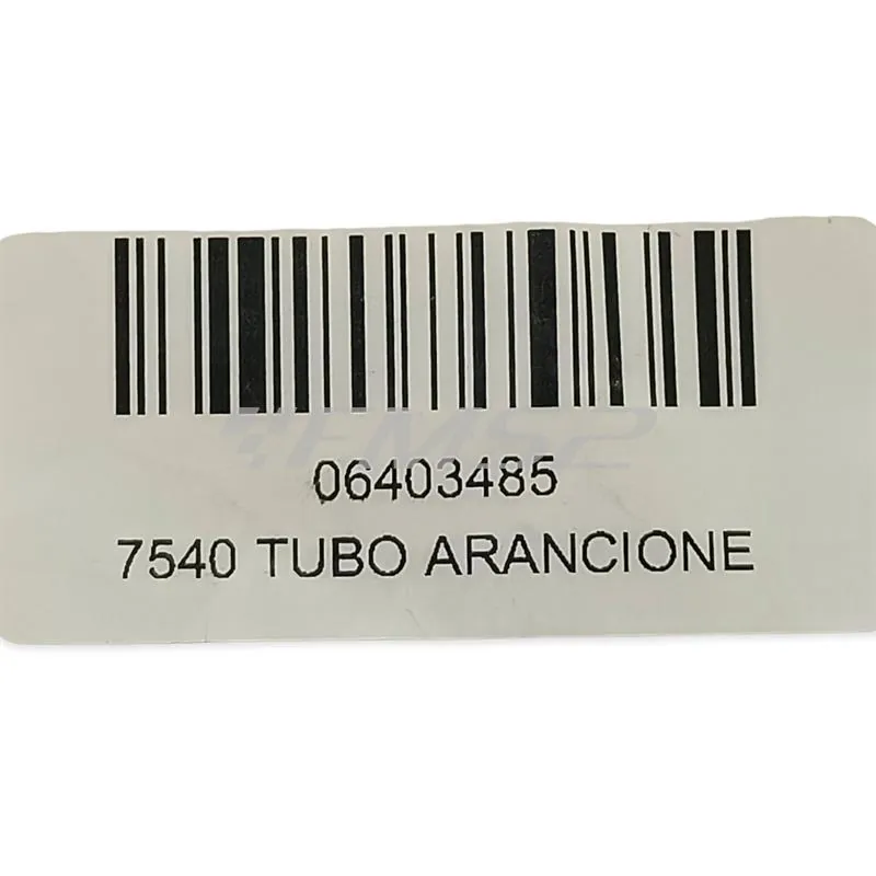 Tubo freno aeronautico Allegri in treccia metallica con rivestimento in pvc di colore arancione per impianti freno venduto al decimetro (Motorquality), ricambio 06403485