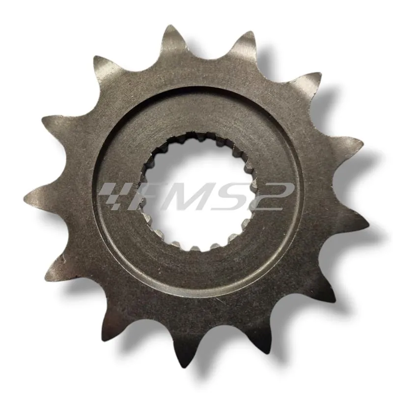 Kit Pignone, corona, catena PBR con corona acciaio Z46, pignone acciaio Z13 e catena EK passo 428 DEH con 130 maglie per Keeway 125 RKF prodotte dal 2017 al 2020, ricambio EK248