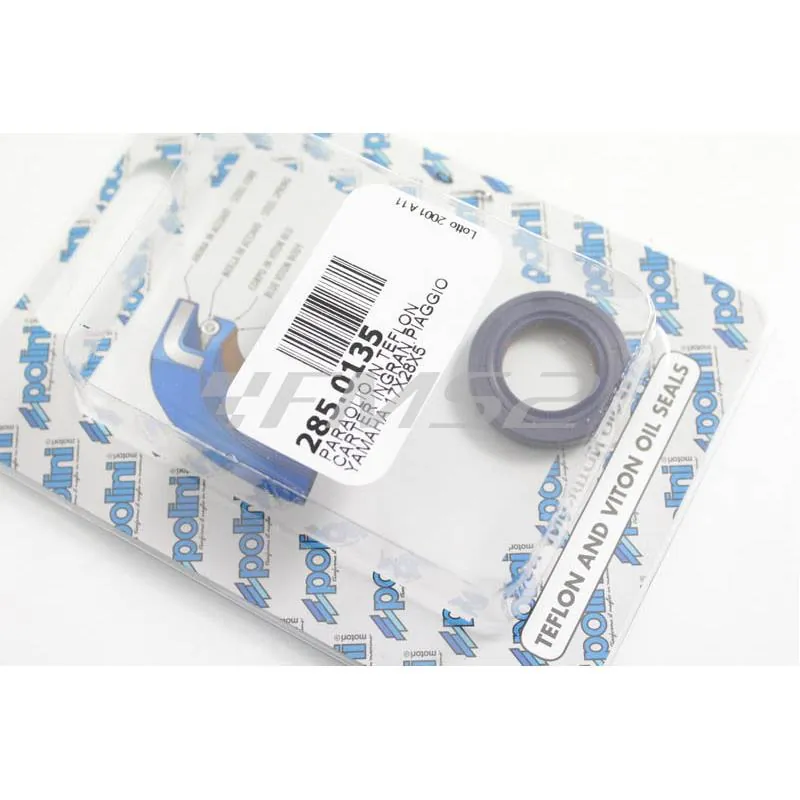 Paraolio in viton e teflon per carterino ingranaggi Piaggio e Minarelli 17 x 28 x 5 (Polini), ricambio 2850135