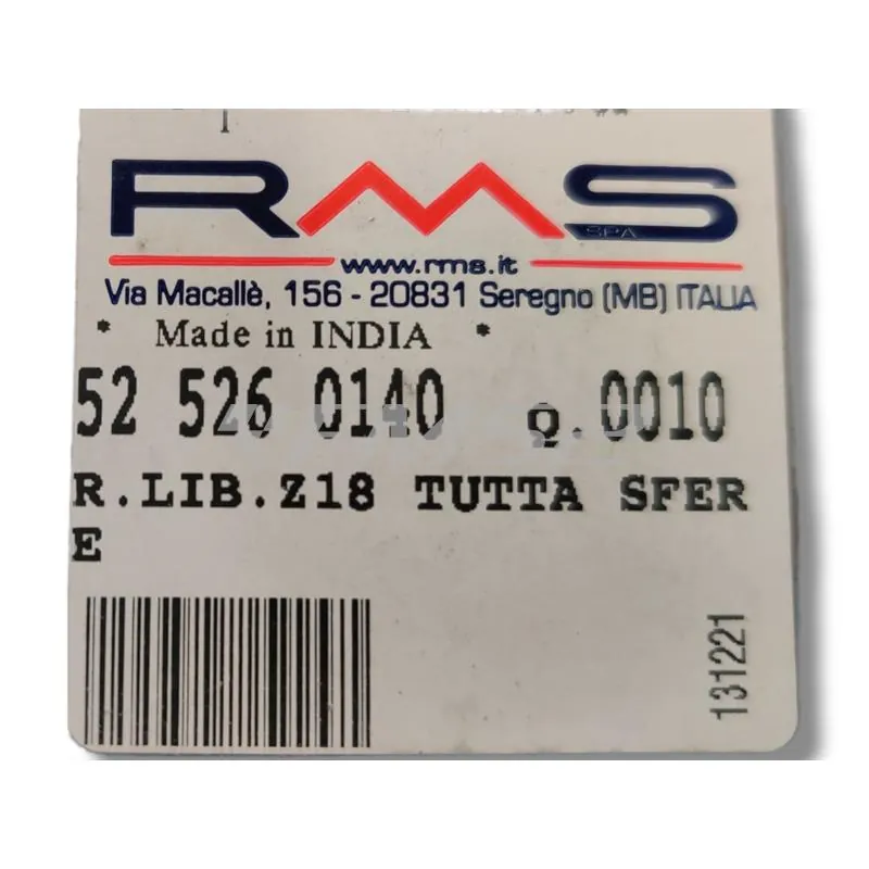 Ruota libera a scatto con Z18 denti tutte sfere per ciclomotori Piaggio Ciao, SI, Bravo, SuperBravo, Boss, Grillo, CBA, ricambio 525260140