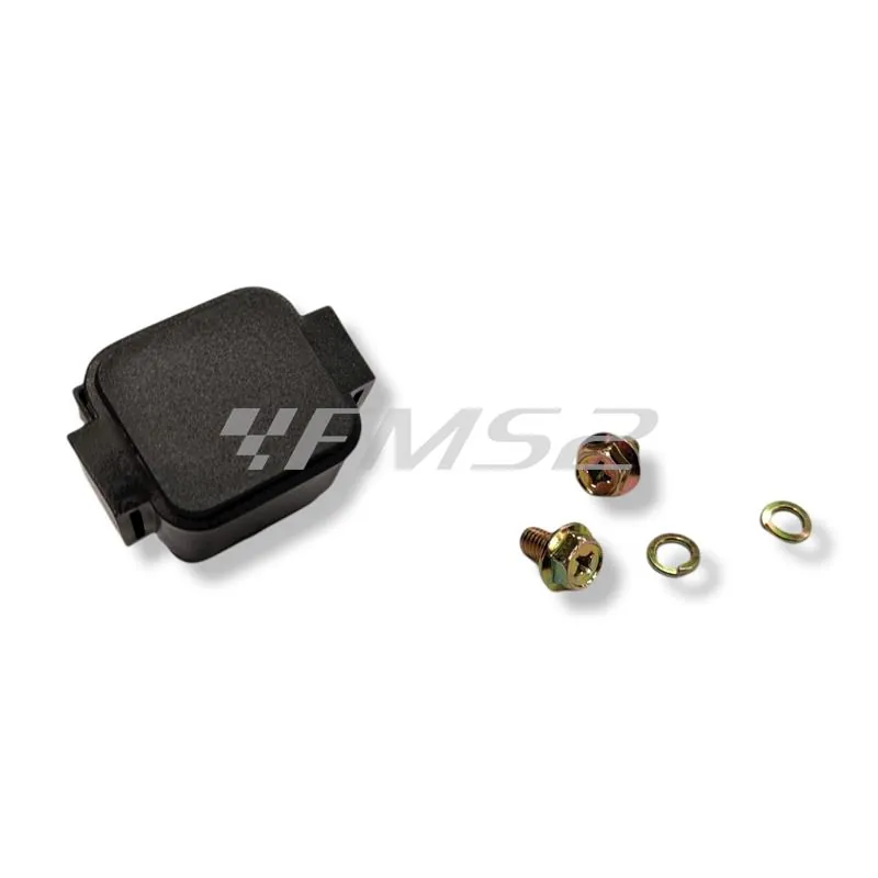 Teleruttore avviamento tipo Mitsuba RC19-025 12 Volt - 180 A con 4 faston medi e fusibili da 30 A per maxi scooter e maxi moto Yamaha e Ktm, ricambio 1787571