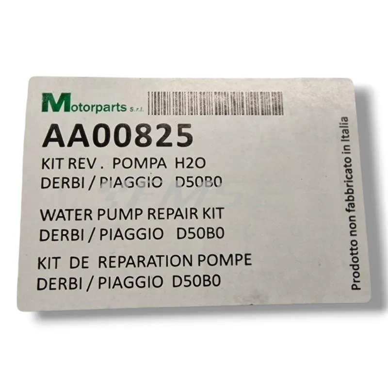 Kit revisione pompa h2o derbi/piaggio motore  d50b0, ricambio AA00825