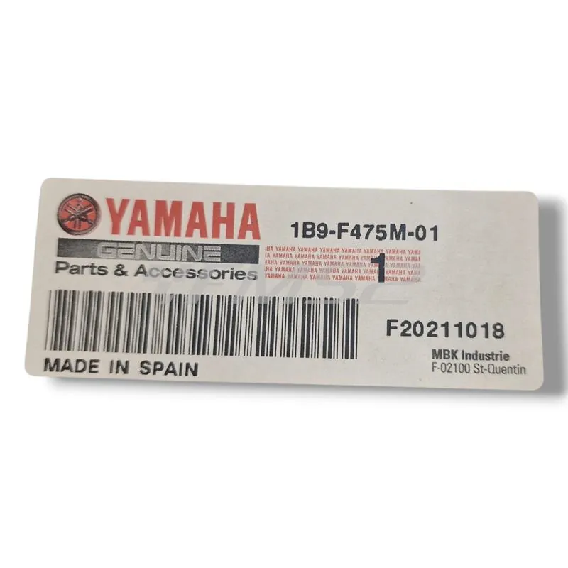 Guarnizione in gomma per tenuta sella e porta casco sottosella maxi scooter Yamaha x-max 125 cc e 250 cc prodotti dal 2005 fino al 2009, ricambio 1B9F475M0100