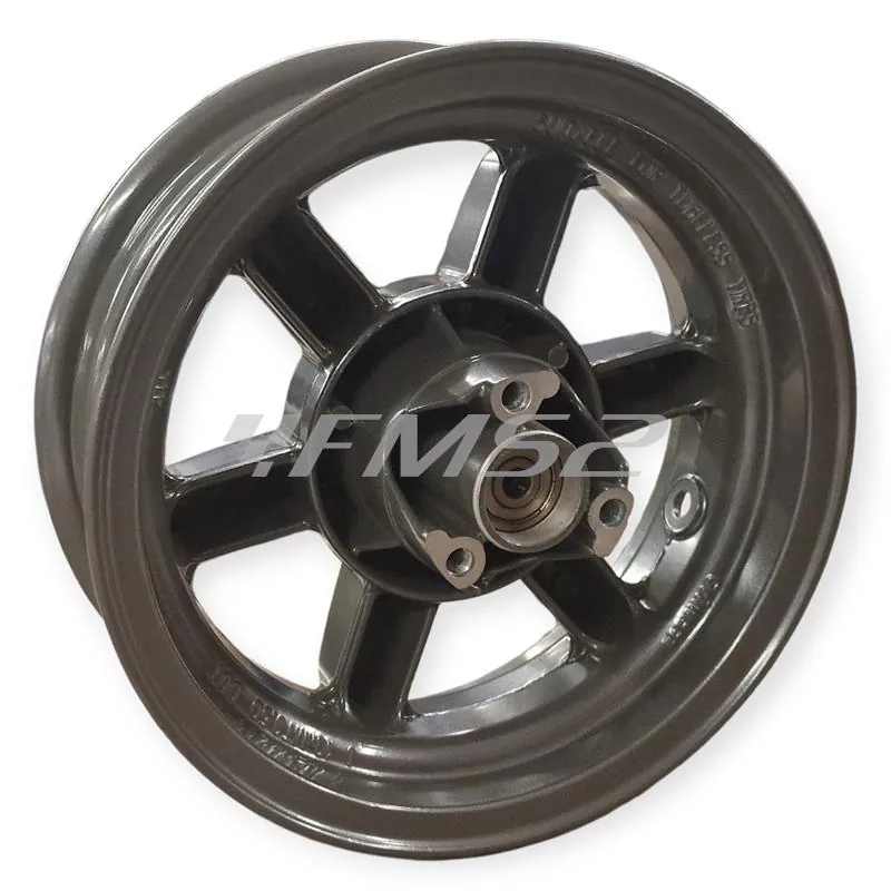 Cerchio anteriore grigio 3 fori originale Yamaha-MBK 4PAF51683000 per MBK Booster Spirit 50cc 1996-1998