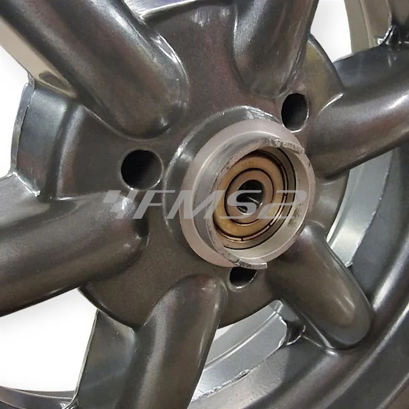 Cerchio anteriore grigio 3 fori originale Yamaha-MBK 4PAF51683000 per MBK Booster Spirit 50cc 1996-1998