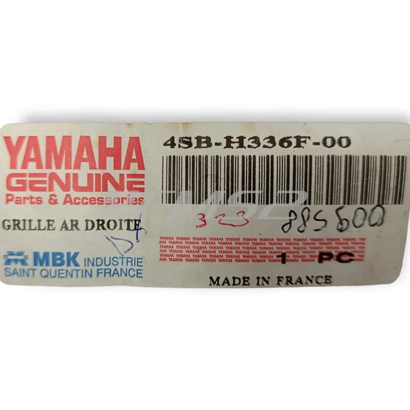 Griglia destro Yamaha, ricambio 4SBH336F0000