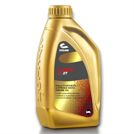 Olio Cyclon Lava Syn 2T 100% Sintetico 12x1L - Ricambio JL02009 | Compatibile Suzuki, Honda, Yamaha, Husqvarna, Stihl e tanti altri modelli con motore 2 tempi