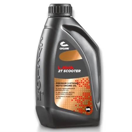 Olio Cyclon Lava 2T Sintetico 1 litro codice JL03009 – Lubrificante Moto/Scooter 2 Tempi, Compatibile Premiscelazione/Iniezione
