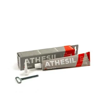 Tubetto pasta grigia ATHENA ATHESIL per chiusura carter motore - confezione da 80 grammi, ricambio M813002000001