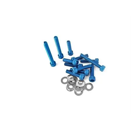 Kit viti carter messa in moto Minarelli blu TNT, ricambio 171002