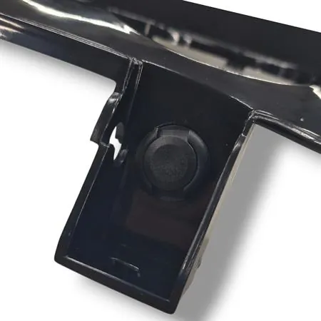 Cornice contorno fanale anteriore TNT 201269 per MBK Booster Spirit e Yamaha BW's fino 2003, plastica nera