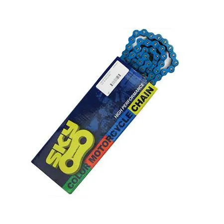 Catena rinforzata sarkany di colore blu passo 420 e 134 maglie (TNT), ricambio 241017