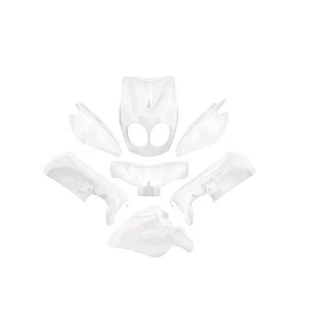 Kit carene 7 pezzi carena bianco mbk 50, ricambio 366331