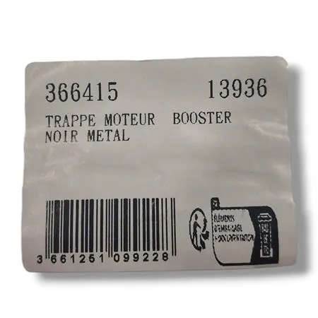 Sportello nero metallizzato TNT, ricambio 366415