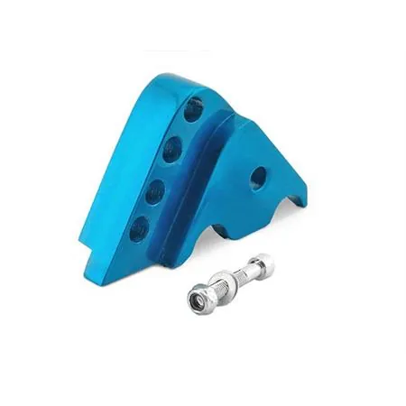 Rialzo ammortizzatore TNT per scooter Minarelli orizzontale e Minarelli verticale dal 2004 in poi di colore blu anodizzati ato, ricambio 520623A