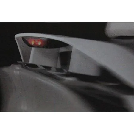 Fanale posteriore BCD vetro blu a led, ricambio LBCD028