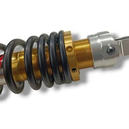 Ammortizzatore posteriore YSS eco line H.20 OE302-310T-01AL-38 con interasse da 310 mm colore Oro e Nero per scooter con motore Minarelli, ricambio YSOE31001