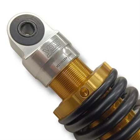 Ammortizzatore posteriore YSS eco line H.20 OE302-310T-01AL-38 con interasse da 310 mm colore Oro e Nero per scooter con motore Minarelli, ricambio YSOE31001
