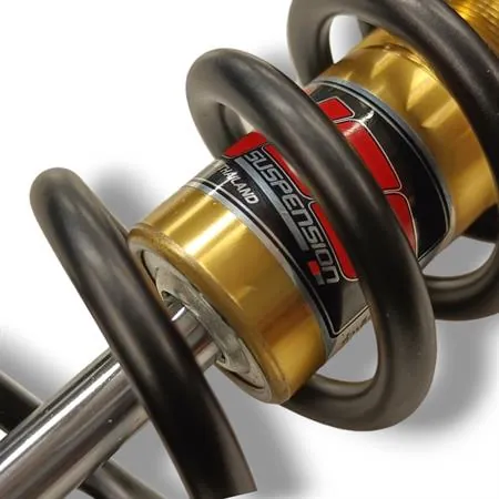 Ammortizzatore posteriore YSS eco line H.20 OE302-310T-01AL-38 con interasse da 310 mm colore Oro e Nero per scooter con motore Minarelli, ricambio YSOE31001