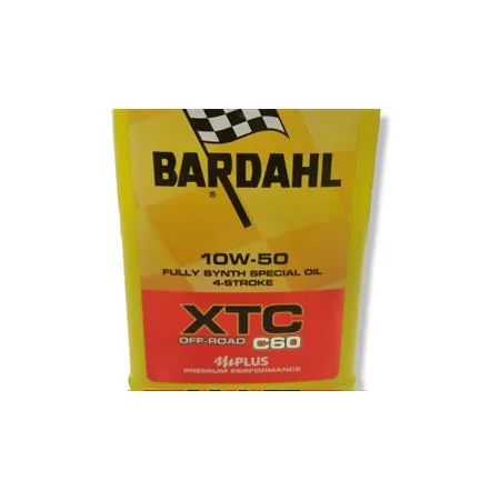 Olio Bardahl XTC C60 Sae 10W50 Road sintetico 100% confezione da 1 litro, ricambio 338139