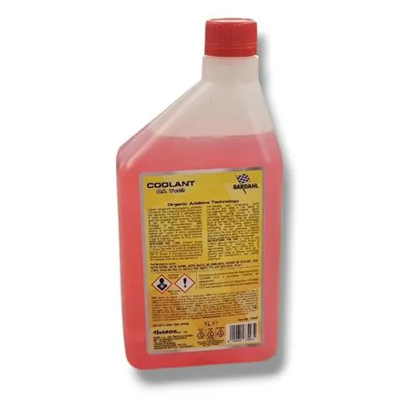 Bardahl Coolant OA Tech 1L - Liquido refrigerante organico pronto all'uso, ricambio 739039, compatibile auto e moto
