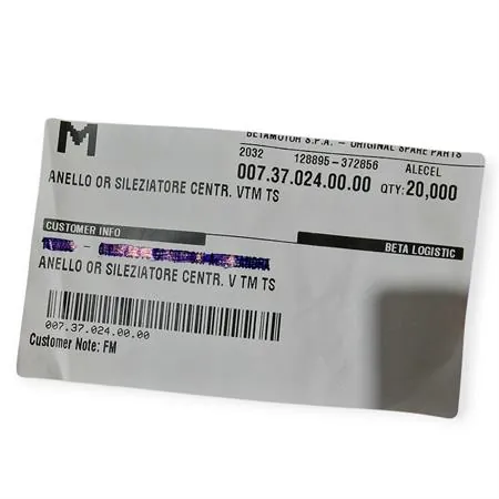 Guarnizione o-ring tra collettore e silenziatore marmitta in vtm per Beta Trial Evo 125/200/250/290/300 prodotti dal 2009, ricambio 007.37.024.00.00