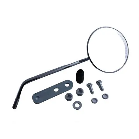 Specchietto retrovisore sinistro omologato completo di piastra fissaggio al manubrio per Piaggio vespa 50, 125, 150, 180, 200 cc, ricambio 20255-SX