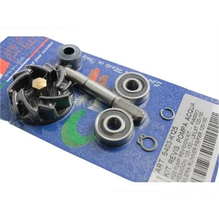 Kit revisione pompa acqua CIF completo di girante e paraolio originale Piaggio corteco blu per motori maxi scooter 125, 150 e180 cc. a 2 tempi e raffreddati a liquido, ricambio 5403-K125
