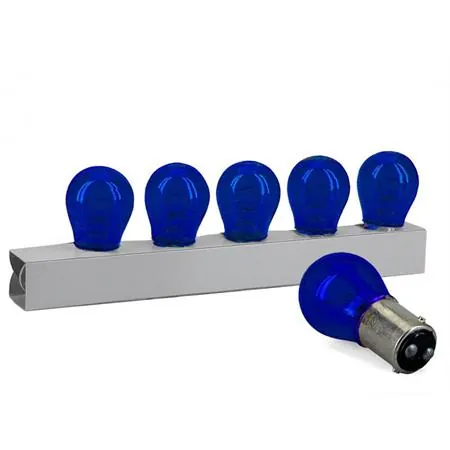 Lampadina One Italia 12 Volt 21/5 Watt S25 BAY15D, colore blu, ricambio 77220121