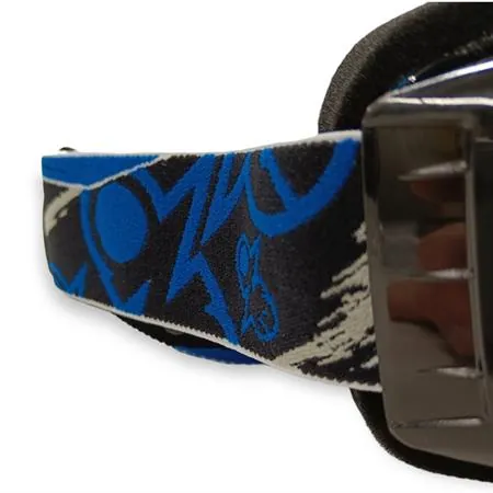 Occhiali cross splash blu/nero, ricambio 77447036