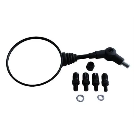 Specchietto retrovisore sinistro e destro nero, completo di attacchi (FAR), ricambio 0257