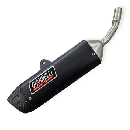 Silenziatore Giannelli Sonic 34719HS per BETA ENDURO/MOTARD RR 50cc  prodotti dal 2022 in poi (type C5) con Ø innesto 24mm omologato in alluminio anodizzato nero
