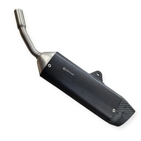 Silenziatore Giannelli Sonic 34719HS per BETA ENDURO/MOTARD RR 50cc  prodotti dal 2022 in poi (type C5) con Ø innesto 24mm omologato in alluminio anodizzato nero