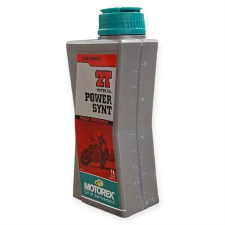Olio miscela Motorex Power Synt 100% sintetico 2 tempi flacone da 1 litro - adatto anche alla miscelazione automatica, ricambio M308248