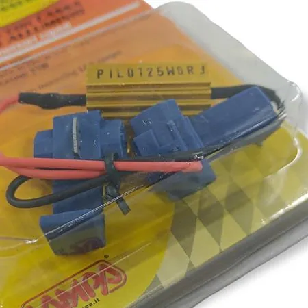 Resistenza alluminio 6ohm-25w conn.rapida, ricambio 45506