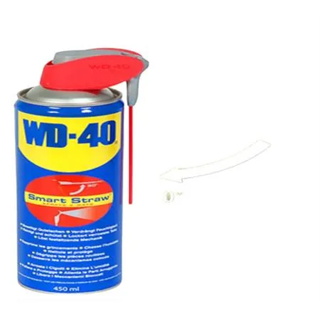 Sbloccante WD-40 bomboletta spray Smart Straw da 500 ml, ricambio 39134