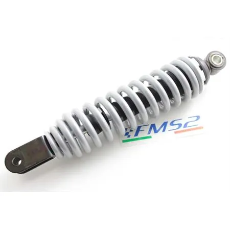 Ammortizzatore posteriore idraulico Malaguti con molla argento e interasse da 250 mm per phantom F12, ricambio 01003408